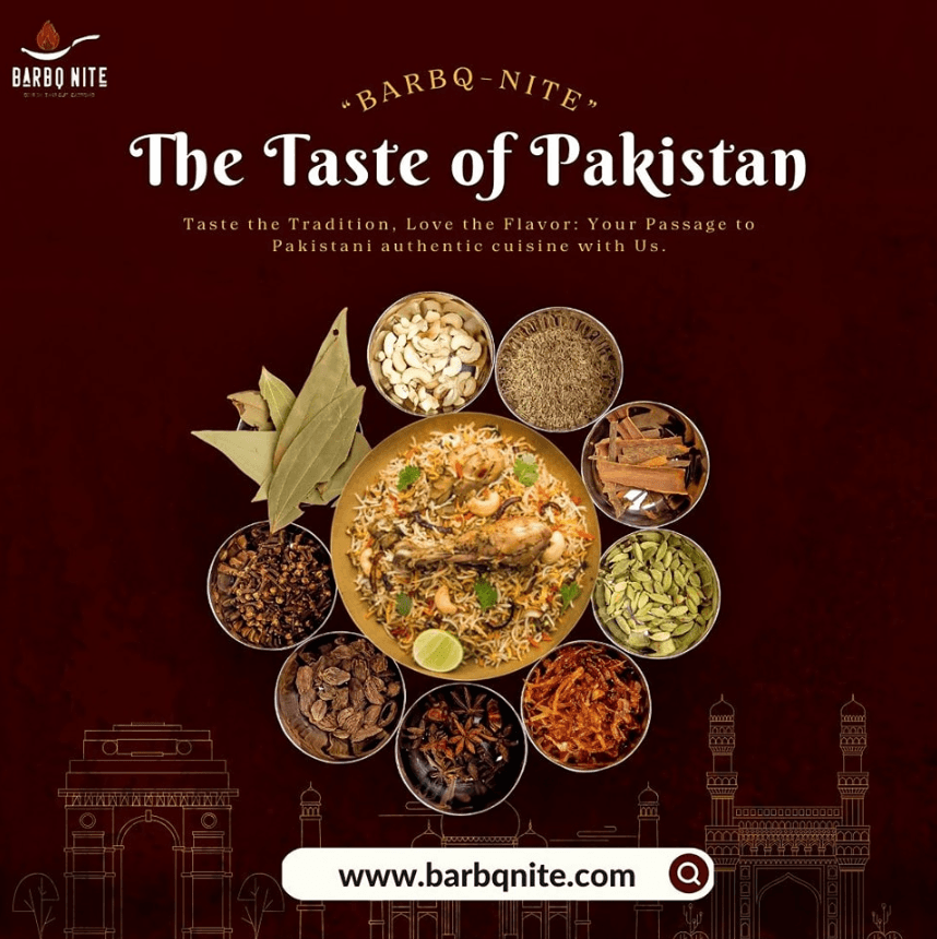The taste of Pakistan template