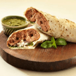 Chicken Seekh Kabab paratha