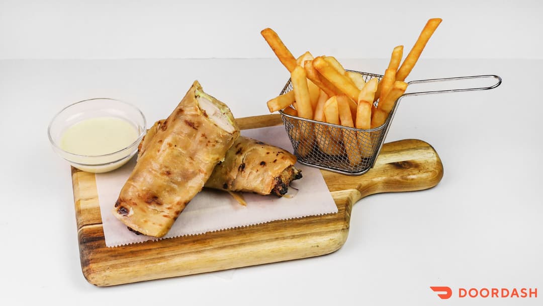 Chicken Malai Boti Wrap